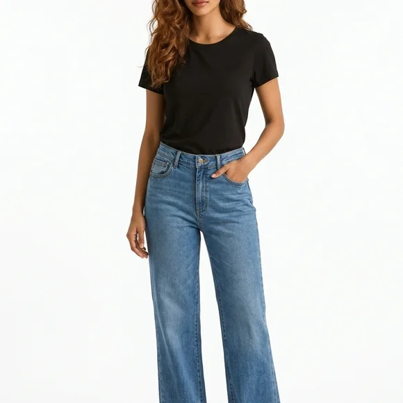 Judy Blue Wide Leg Prewashed Blue Jeans Size 9/29 PLEASE READ - Picture 3 of 13